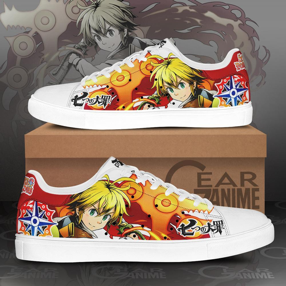 Meliodas Custom Anime Classic Court Shoes