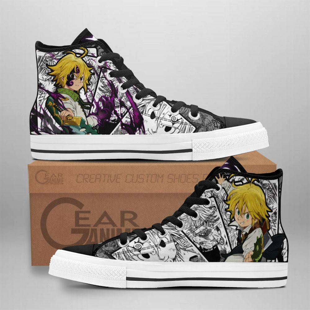 Meliodas Custom Anime High-Top Canvas Shoes TT0909