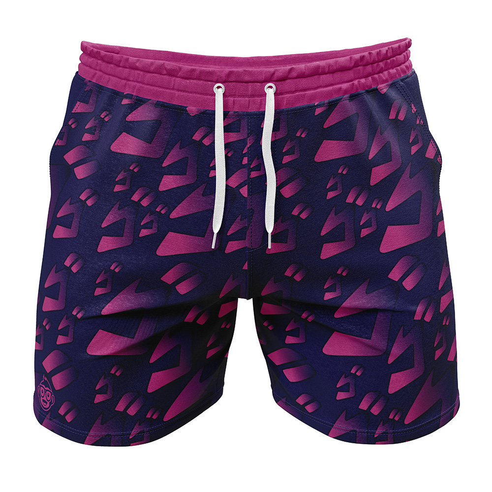 Menacing Aura Jojo’s Bizarre Adventure Gym Shorts