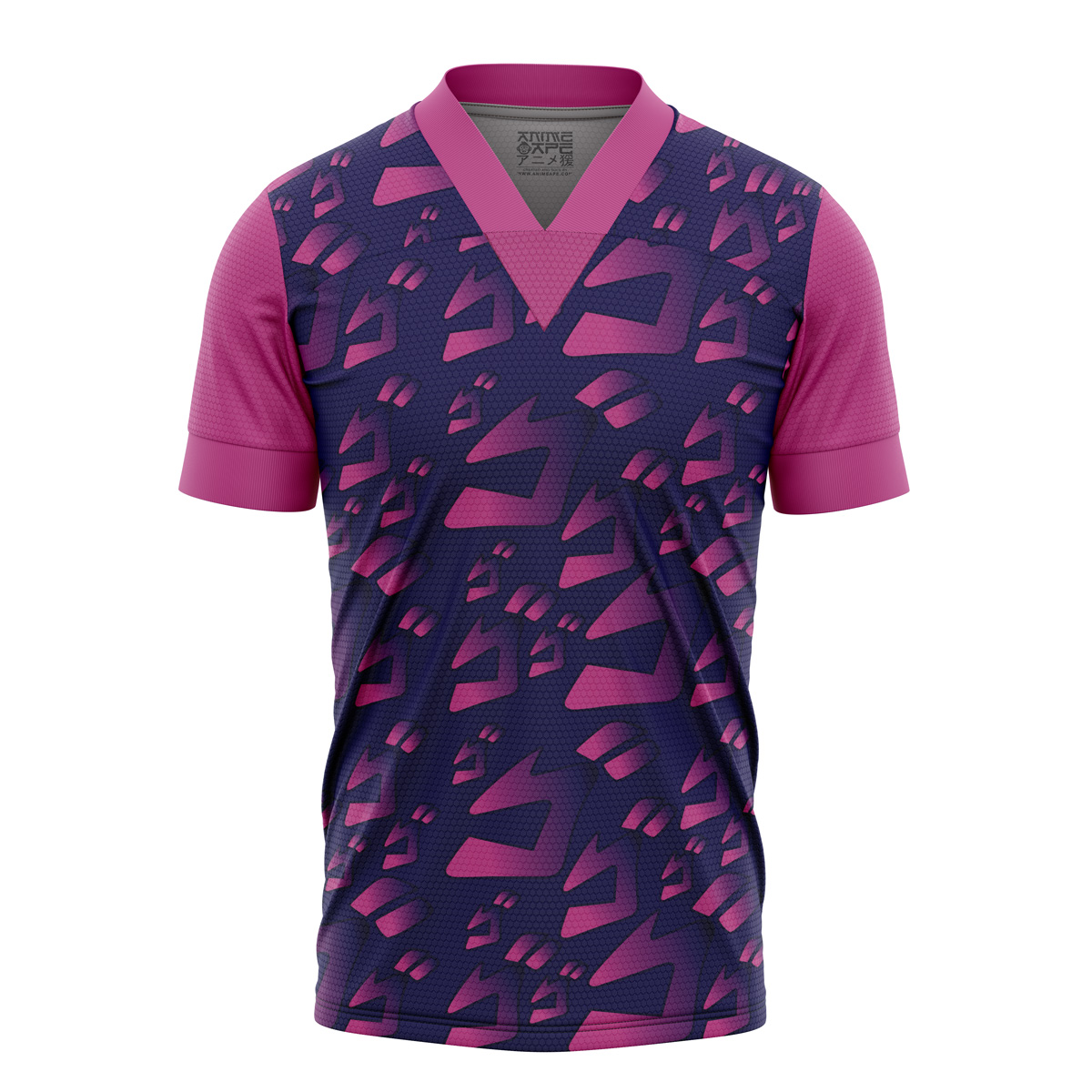 Menacing Aura Jojo’s Bizarre Adventure Soccer Jersey