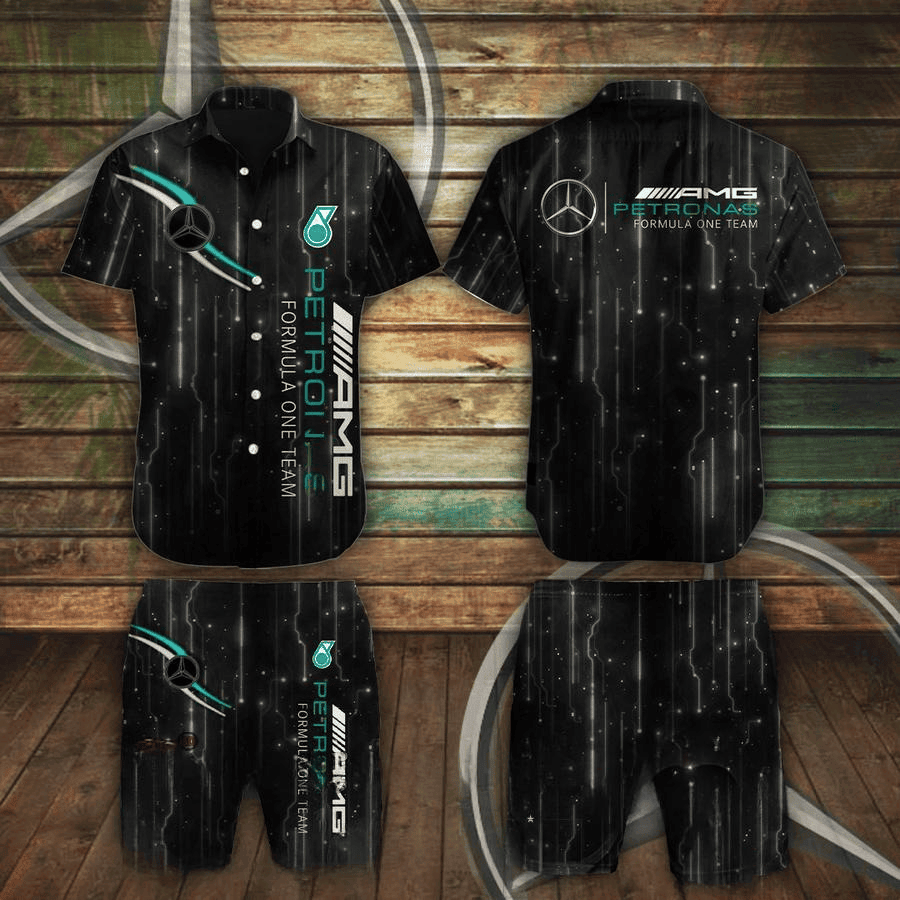 Mercedes 100th Anniversary Hawaiian Shirt And Short The Best Or No Thing Slogan Clothing Gifts For Son