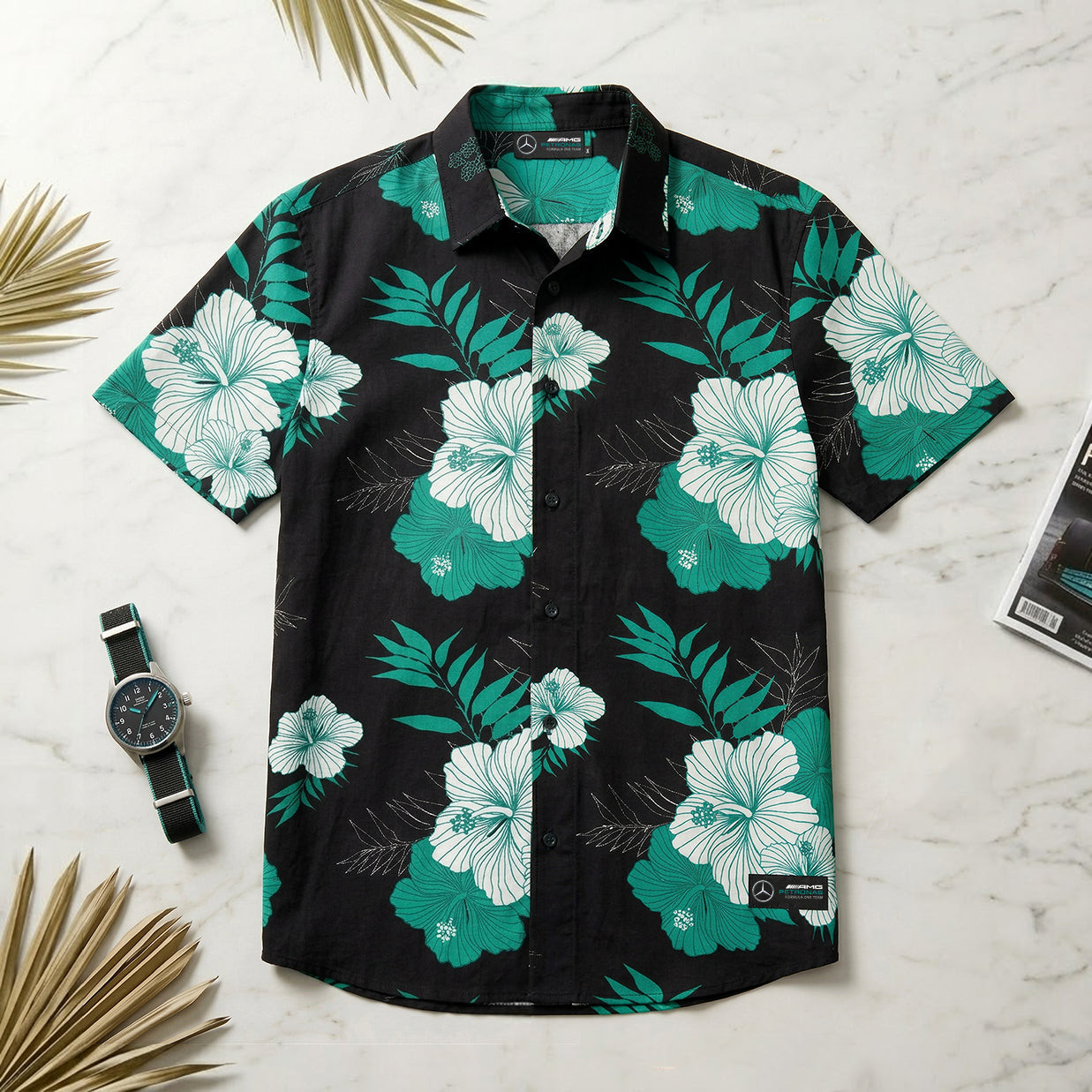 Mercedes 100th Anniversary Hawaiian Shirt Mens Merchandise Gift Ideas For Brother