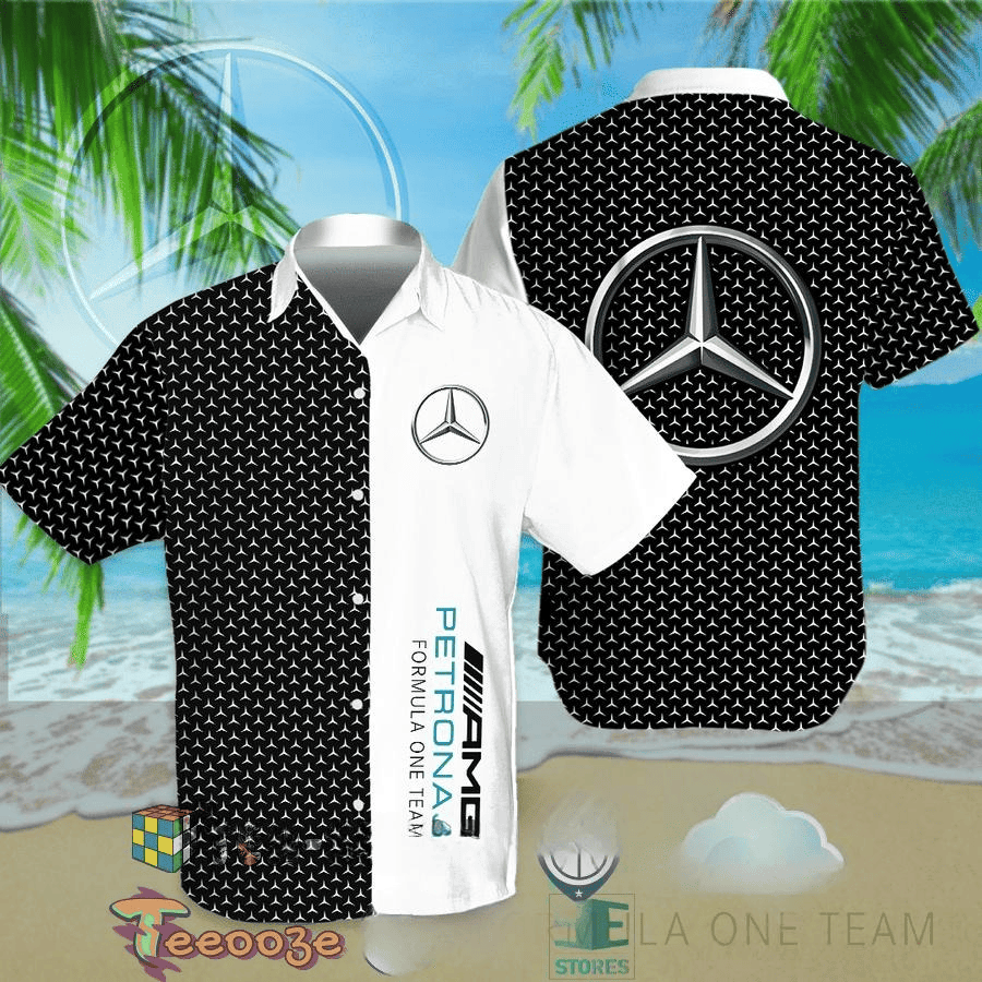 Mercedes 100th Anniversary Hawaiian Shirt Mercedes Mens Apparel Best Father's Day Gifts
