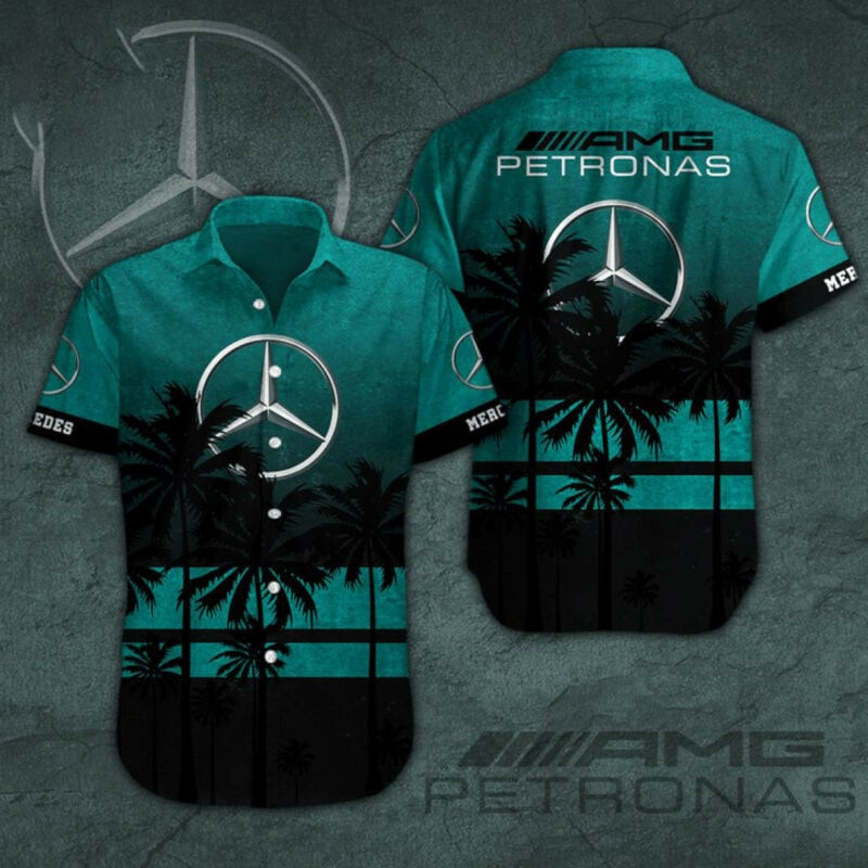 Mercedes 100th Anniversary Hawaiian Shirt The Best Or No Thing Slogan Clothing Gifts For Dad