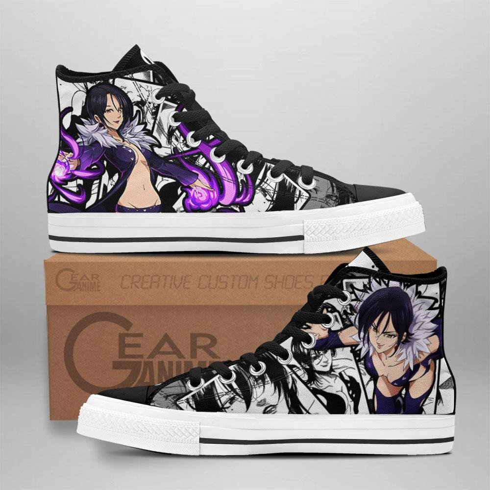 Merlin Custom Anime High-Top Canvas Shoes TT0909