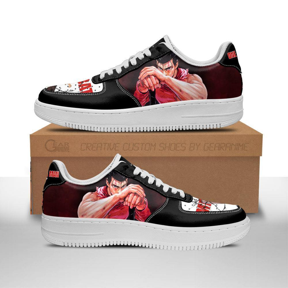 Metal Bat Custom Anime Low-Top Leather Sneakers