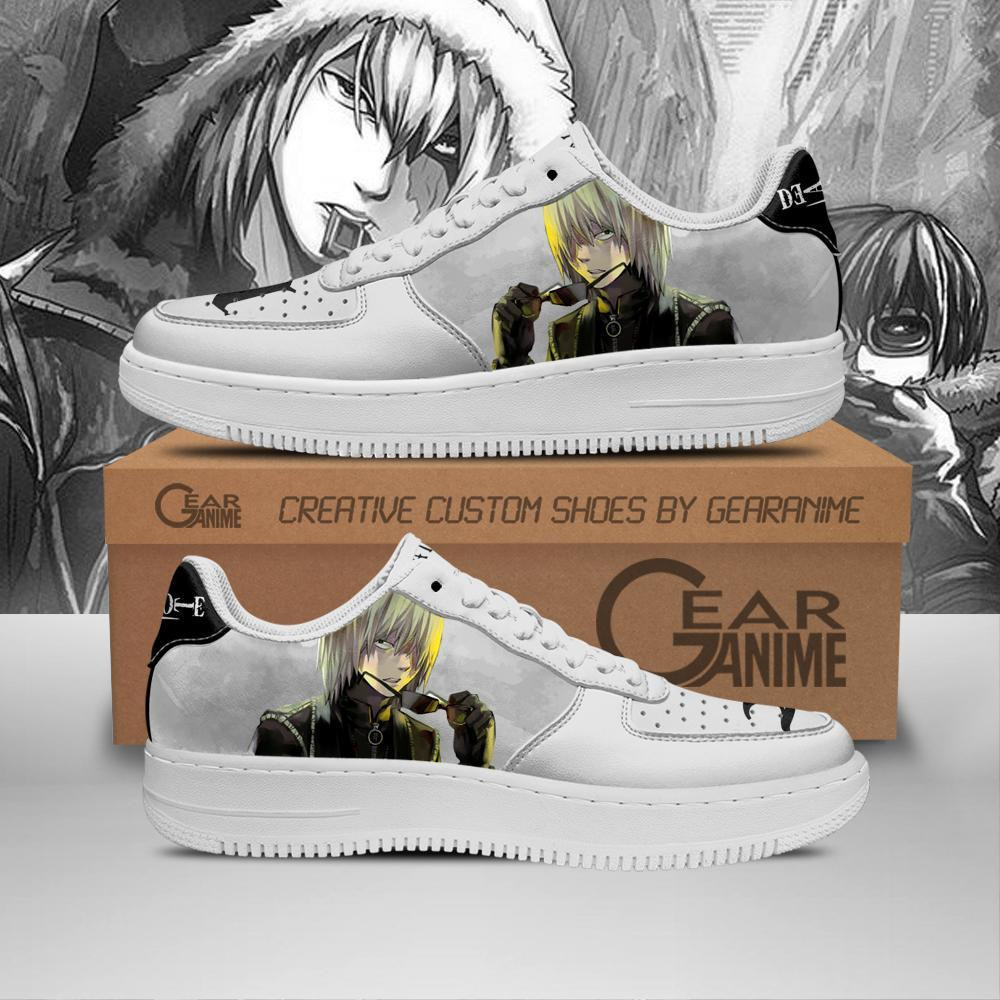 Mihael Keehl Mello Custom Anime Low-Top Leather Sneakers
