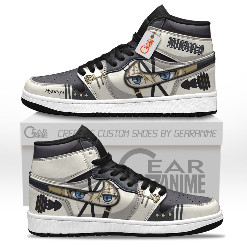Mikaela Hyakuya Custom Anime High-Top Leather Sneakers