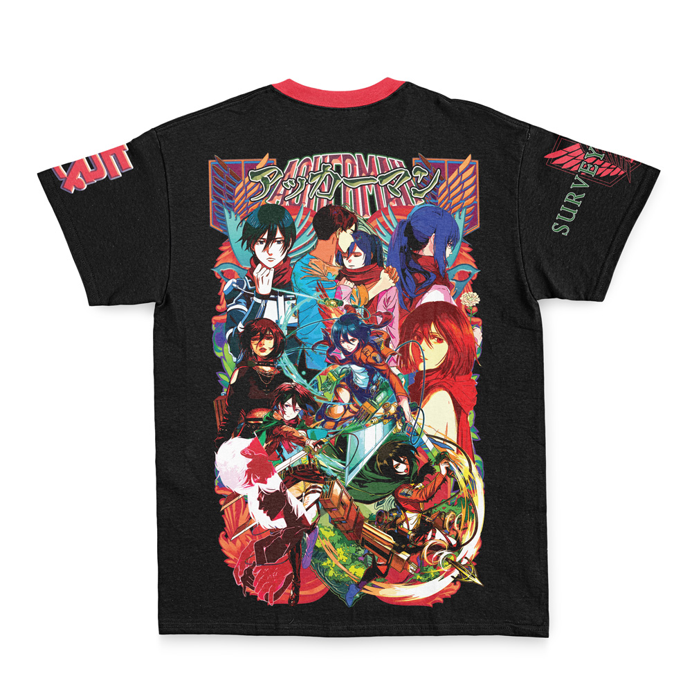 Mikasa Ackerman Attack on Titan Streetwear T-Shirt