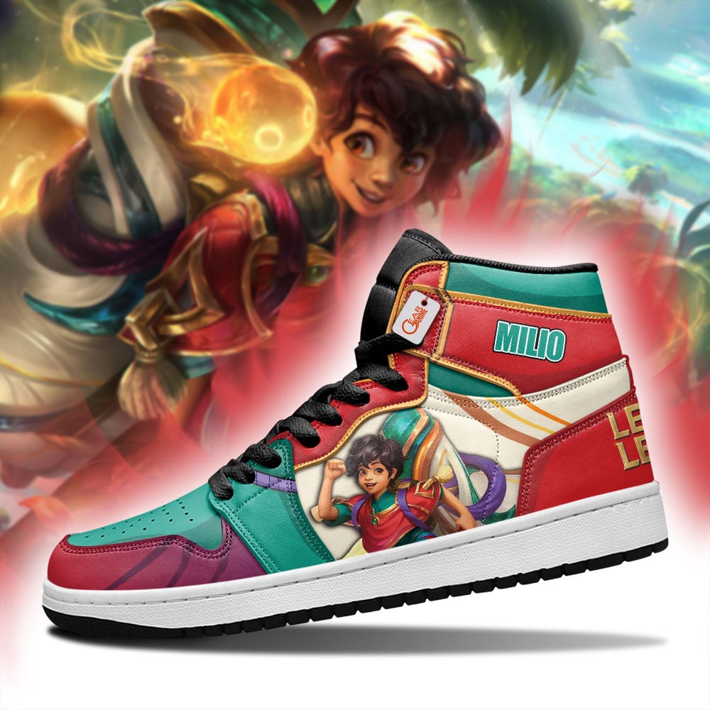 Milio Custom Gaming High-Top Leather Sneakers LOL Game Personalized