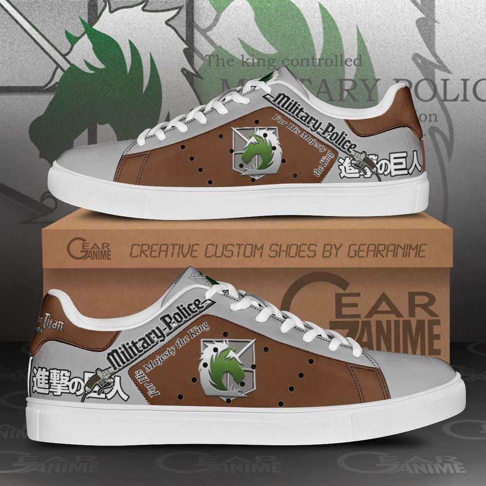 Military Police Custom Anime Classic Court Shoes