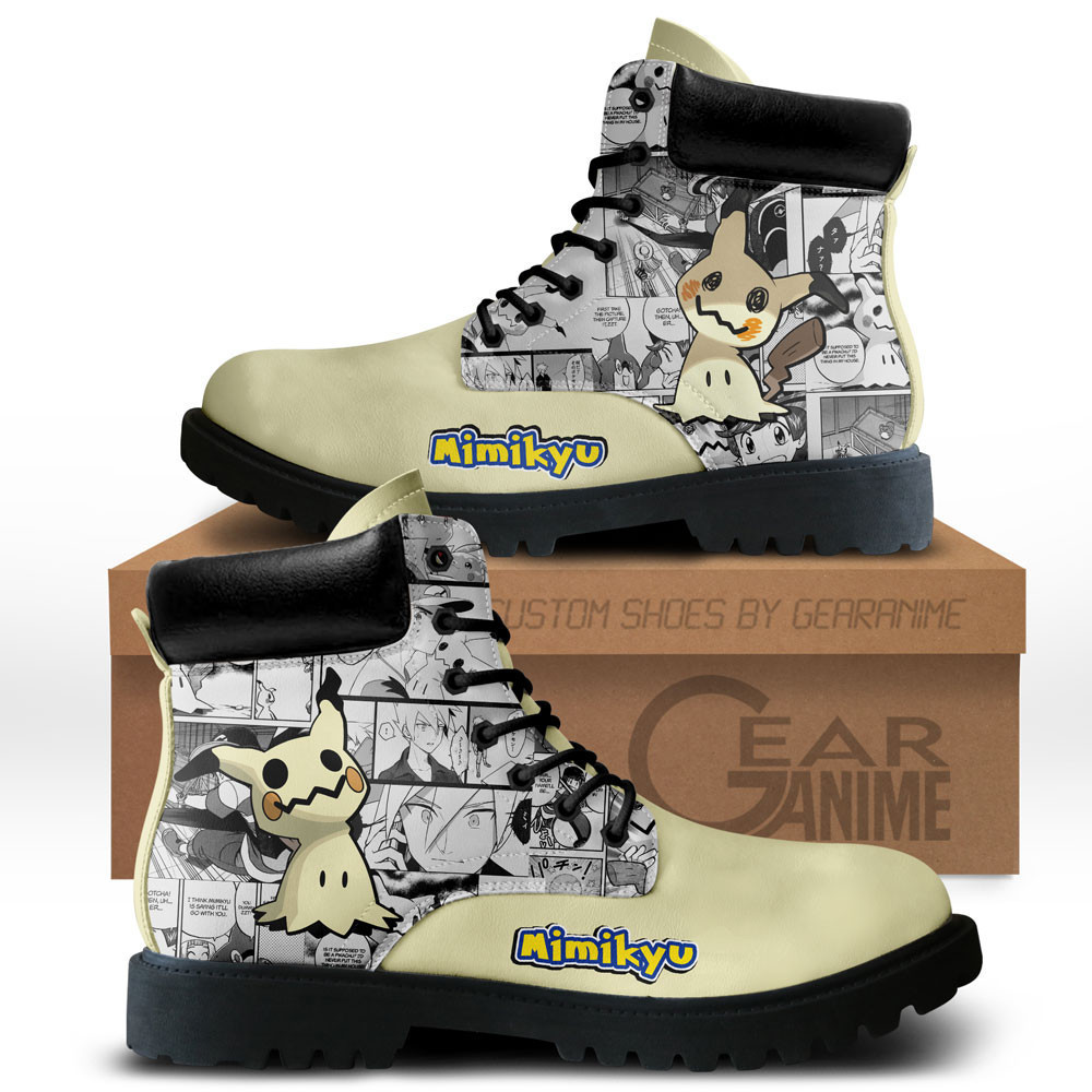 Mimikyu Manga Custom Anime Combat Boots