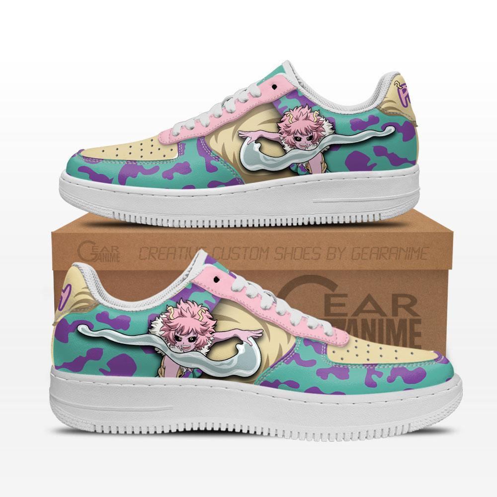 Mina Ashido Custom Anime Low-Top Leather Sneakers