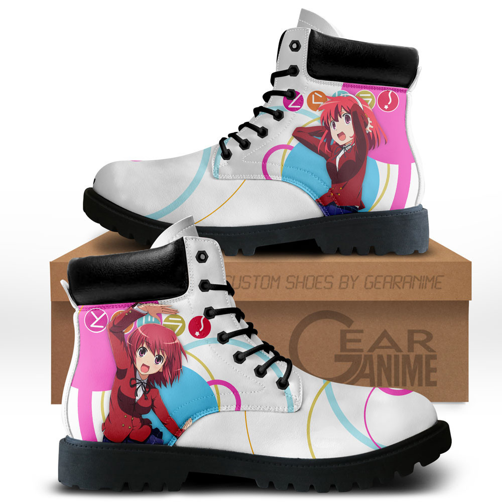 Minori Kushieda Custom Anime Combat Boots NTT071