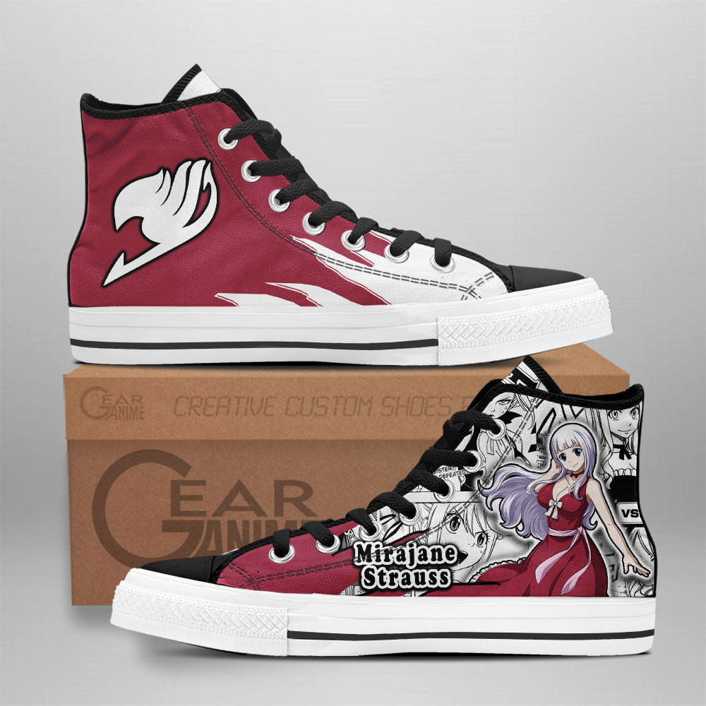 Mirajane Strauss Custom Anime High-Top Canvas Shoes NTT291