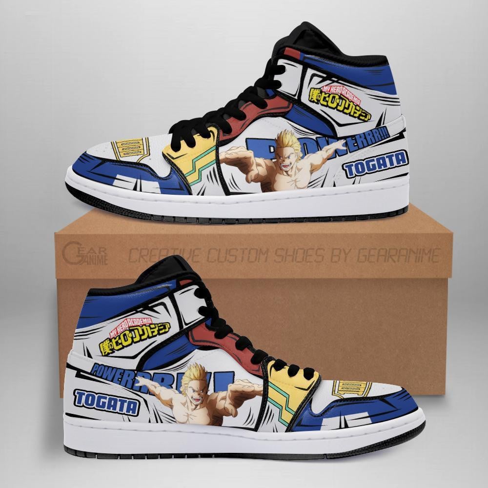 Mirio Togata Custom Anime High-Top Leather Sneakers