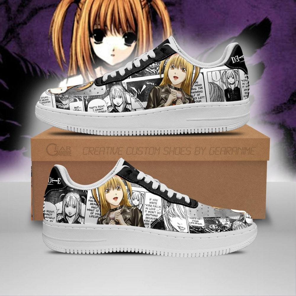 Misa Amane Custom Anime Low-Top Leather Sneakers