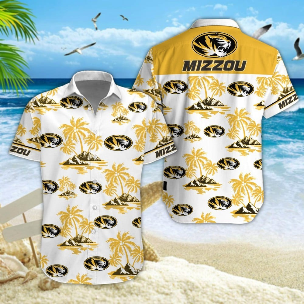 Missouri Tigers Football Hawaiian Game Day Apparel Gift For College Football Lovers