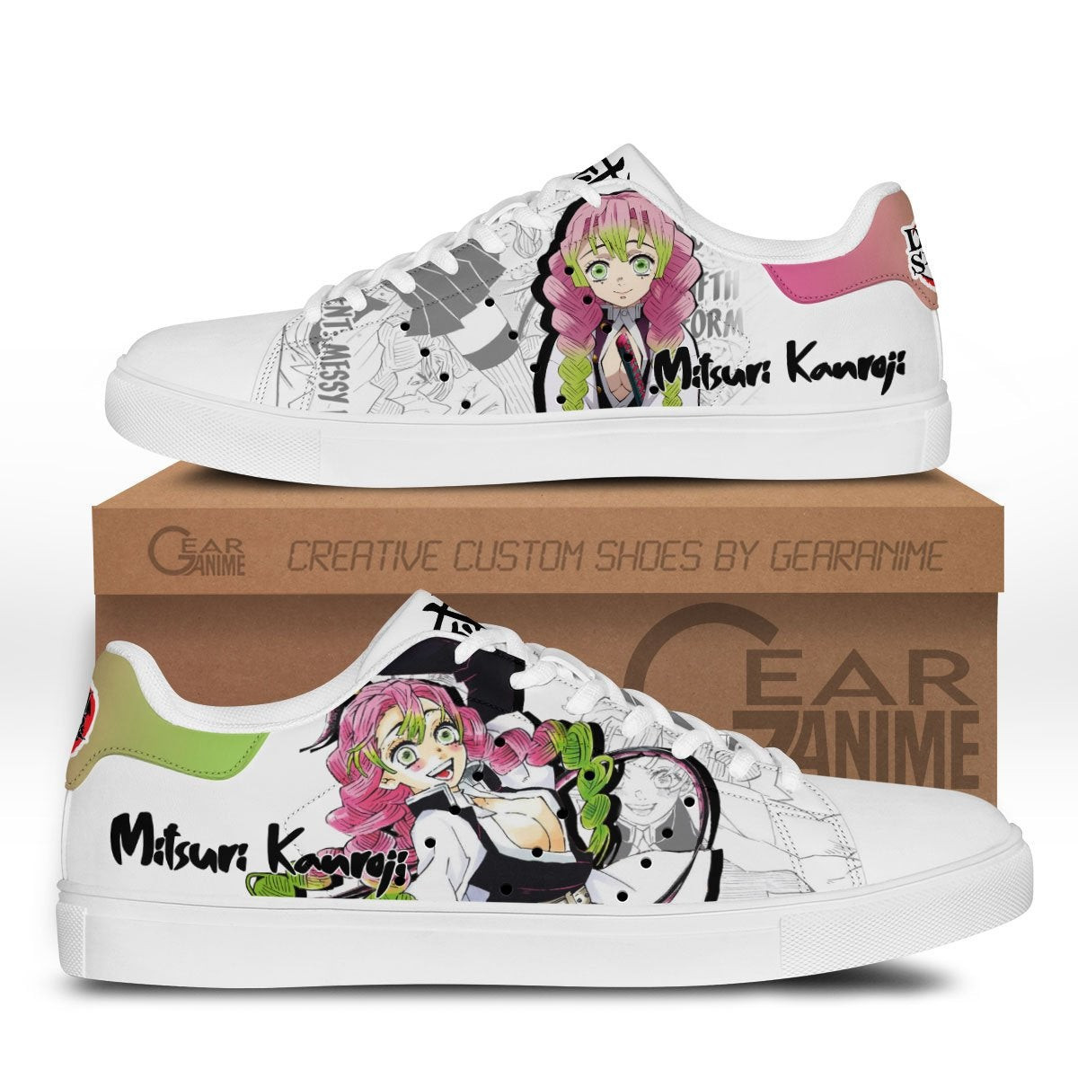 Mitsuri Kanroji Custom Anime Classic Court Shoes