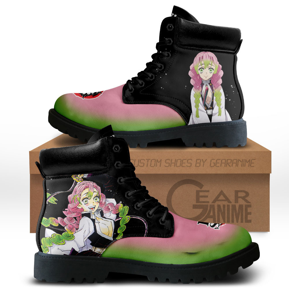 Mitsuri Kanroji Custom Anime Combat Boots MV0512