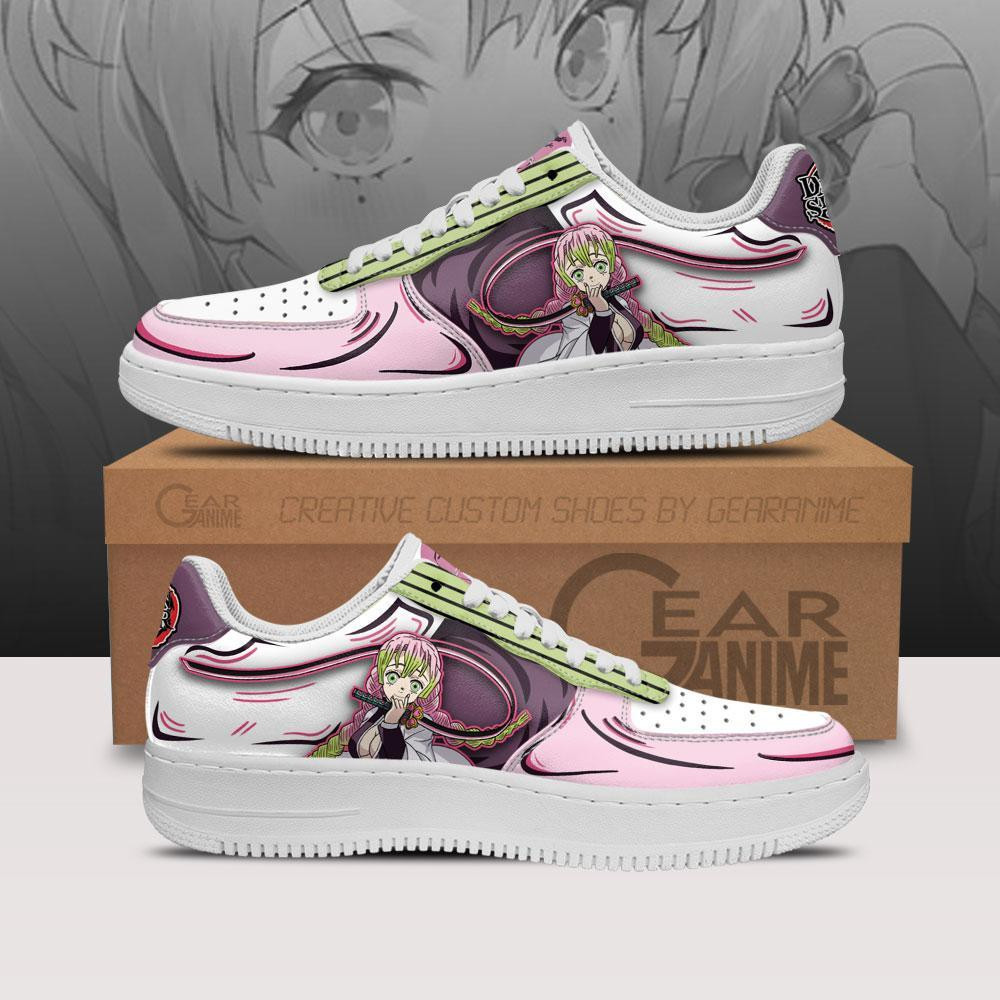 Mitsuri Kanroji Custom Anime Low-Top Leather Sneakers