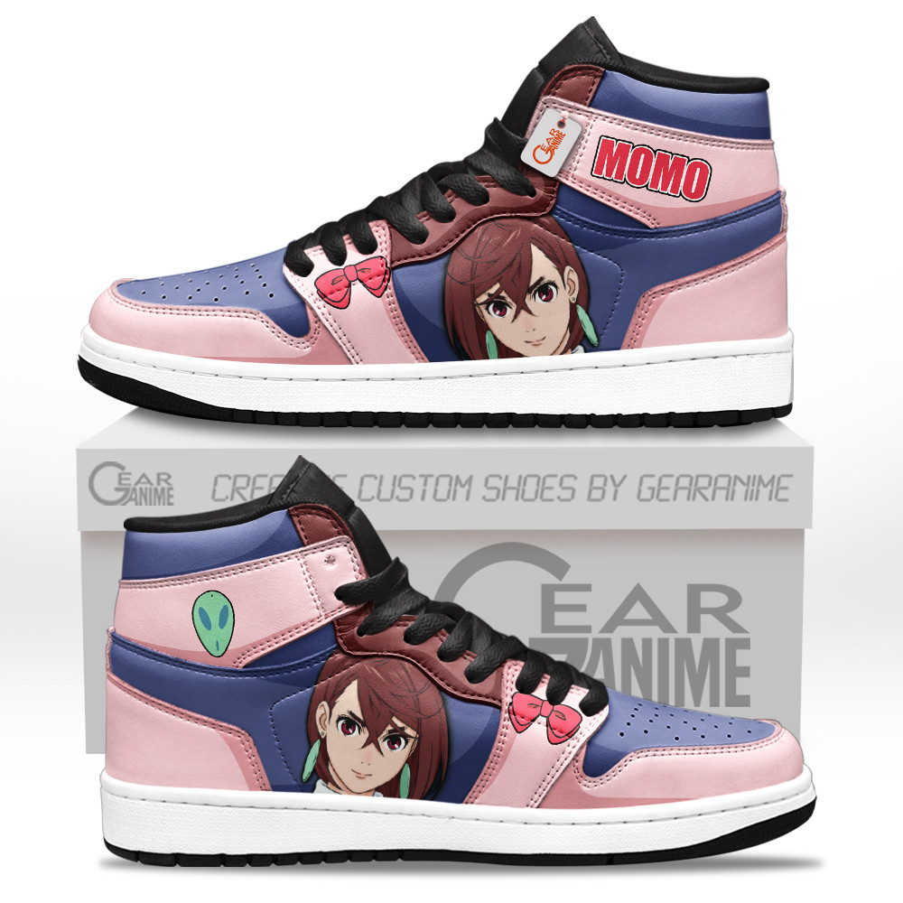 Momo Ayase High-Top Leather Sneakers Custom Name