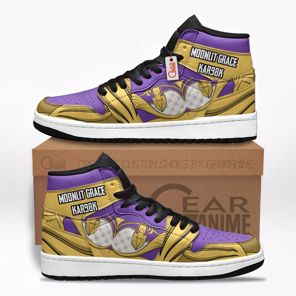 Moonlit Grace Kar98K Custom Gaming High-Top Leather Sneakers Skin