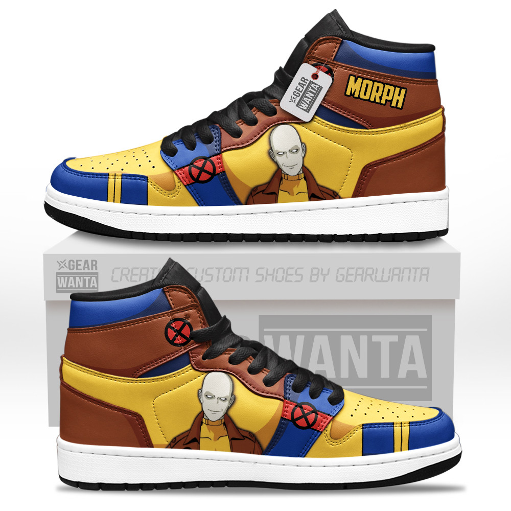 Morph Custom Movie High-Top Leather Sneakers