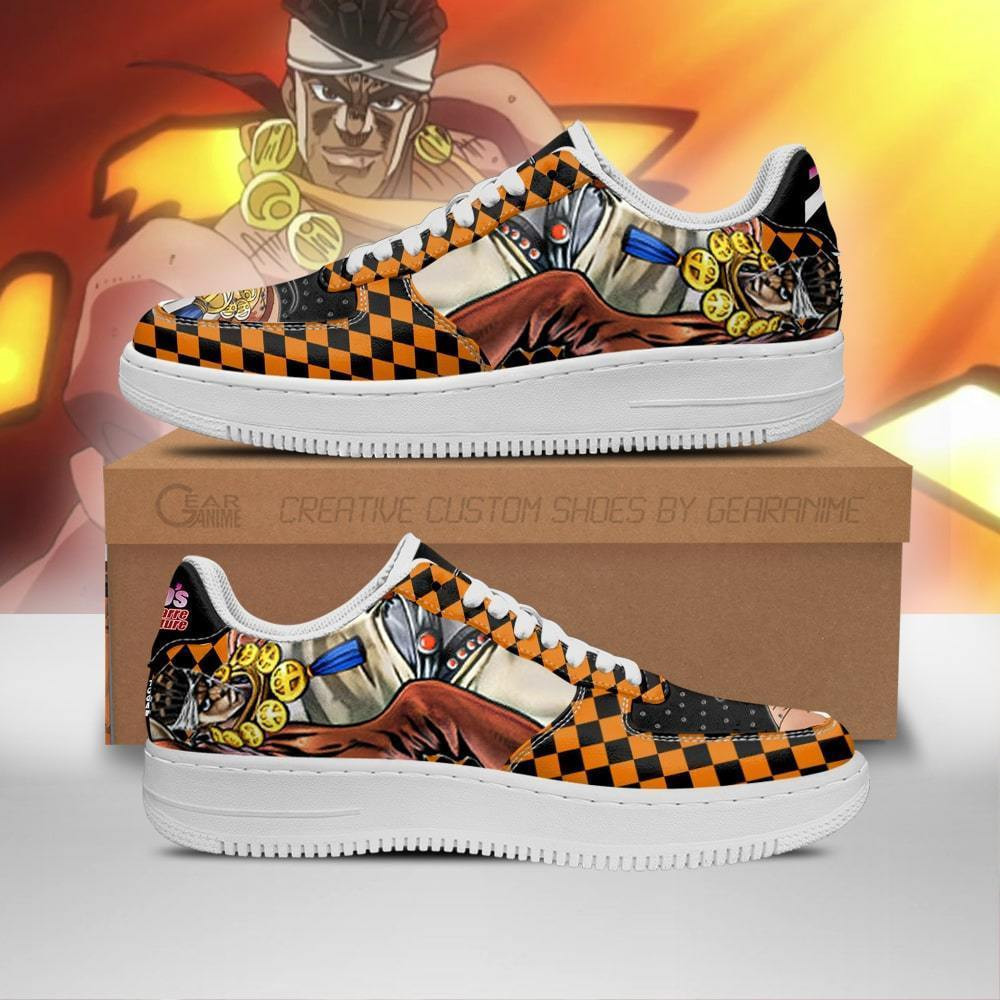 Muhammad Avdol Custom Anime Low-Top Leather Sneakers
