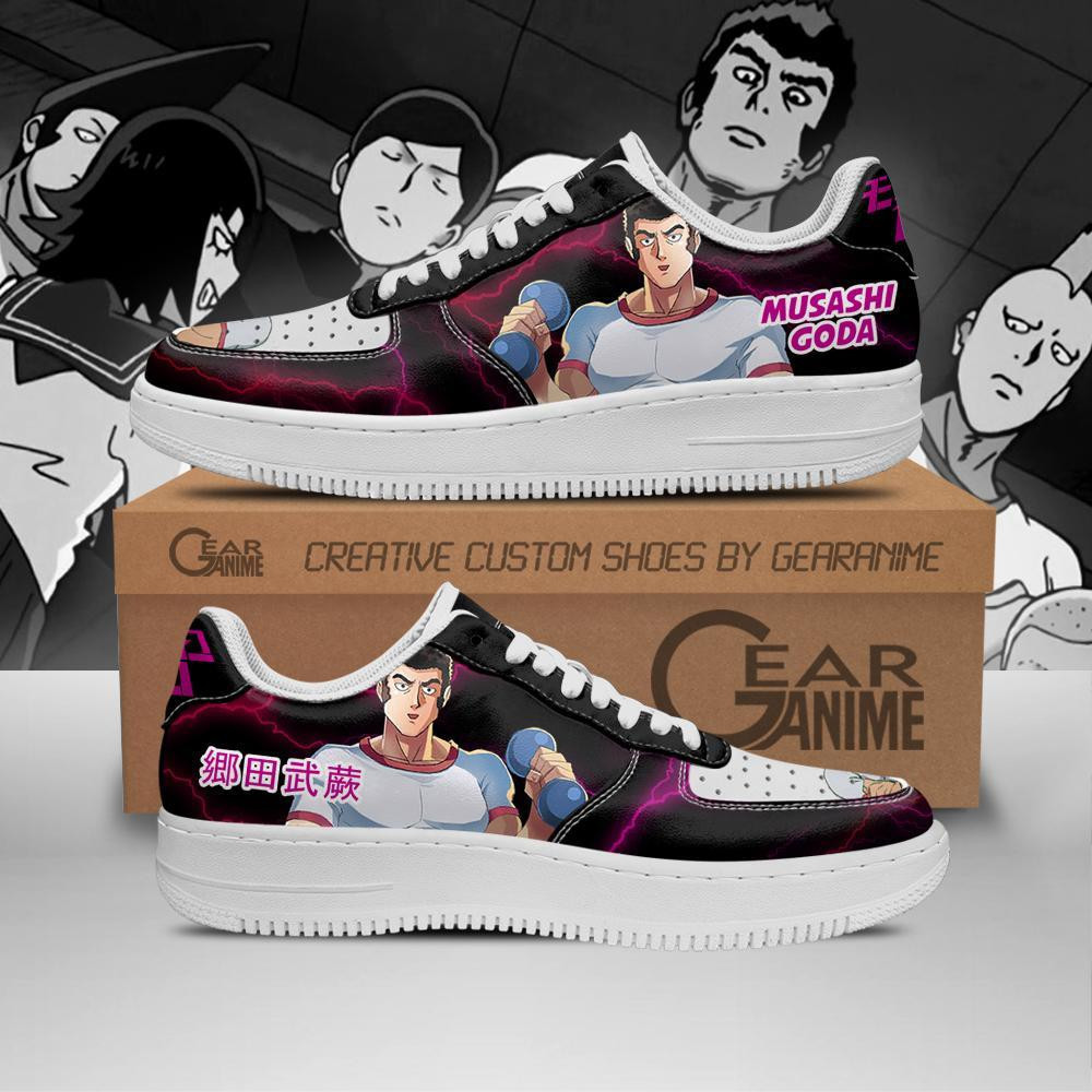 Musashi Goda Custom Anime Low-Top Leather Sneakers