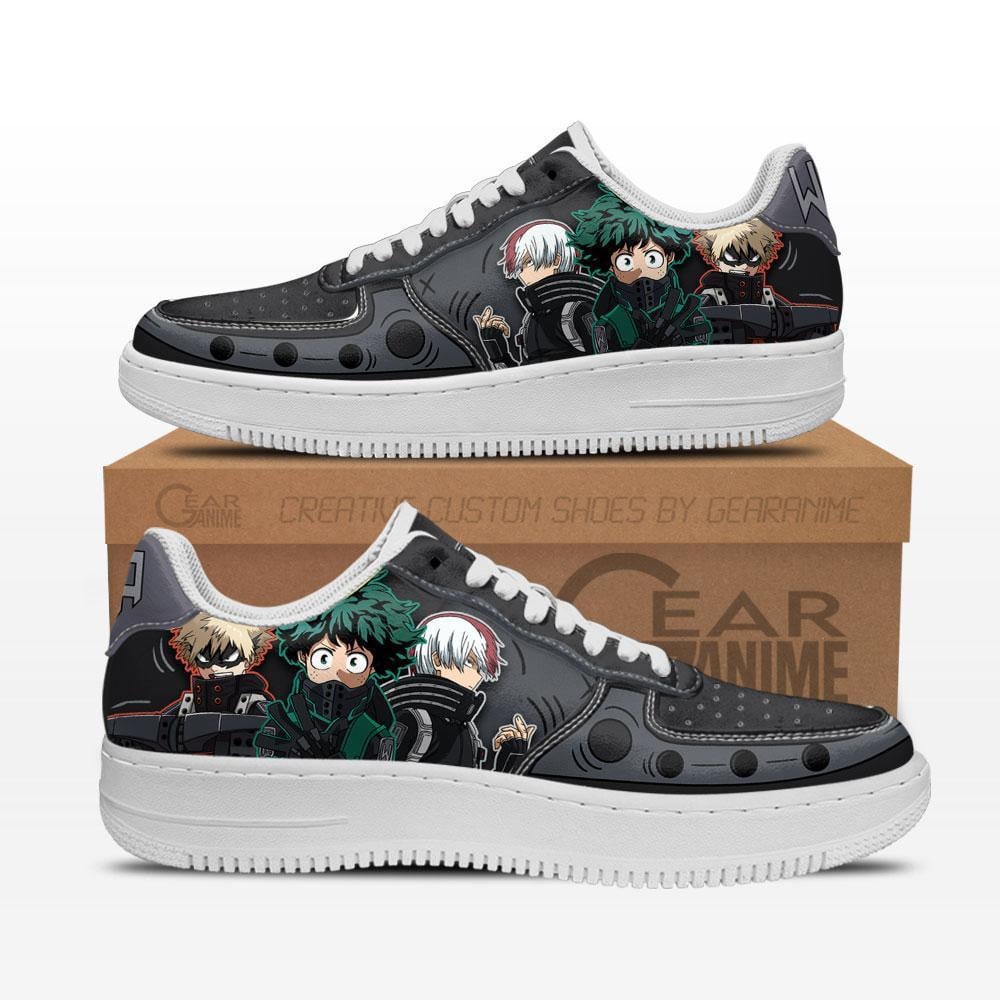 Musketeers Custom Anime Low-Top Leather Sneakers