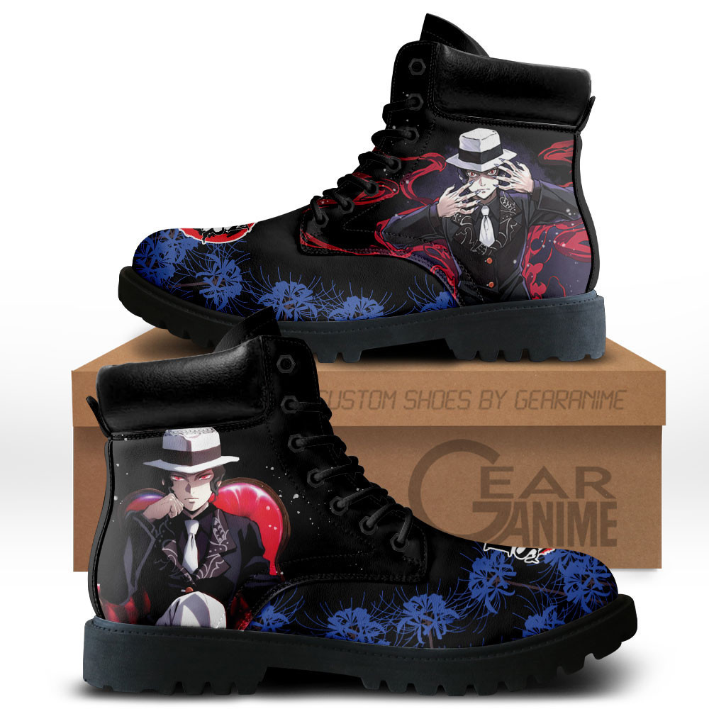 Muzan Kibutsuji Custom Anime Combat Boots MV0512