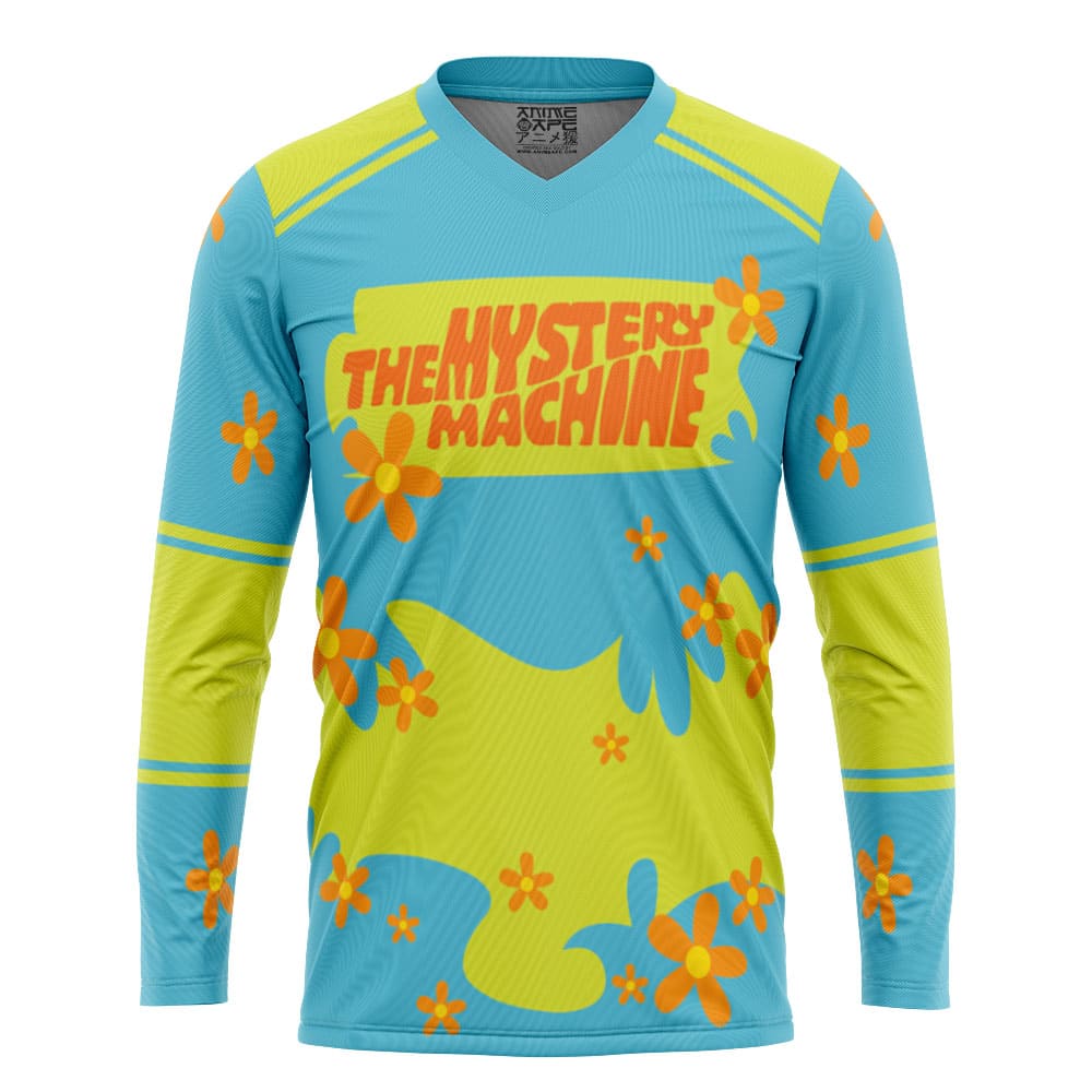 Mystery Machine Pattern Scooby Doo Hockey Jersey