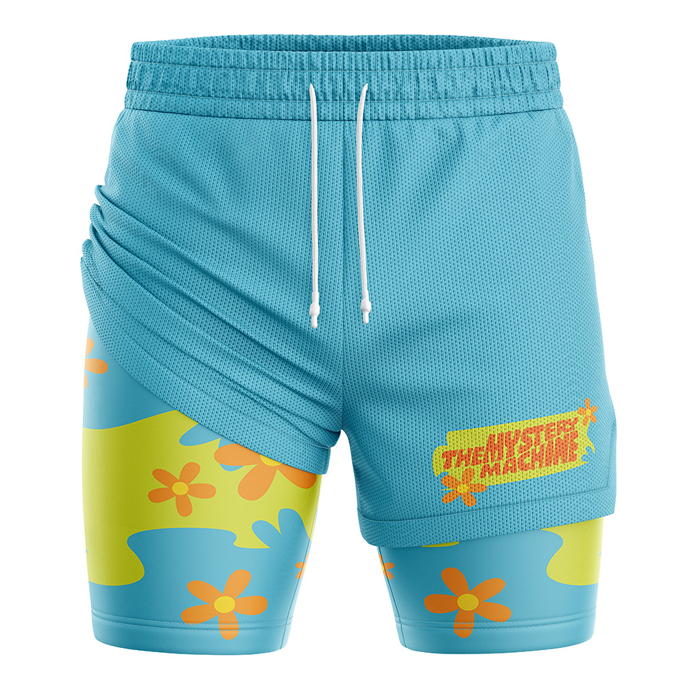 Mystery Machine Scooby-Doo 2-in-1 Performance Shorts