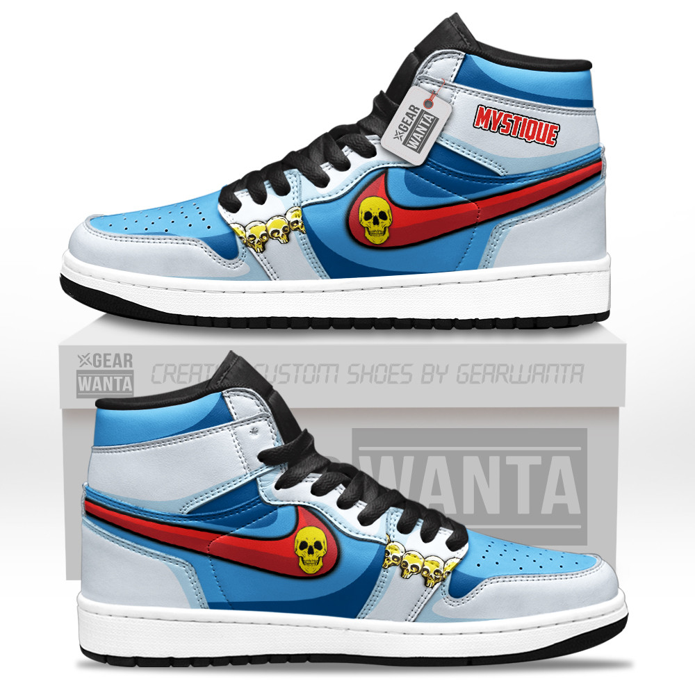 Mystique Custom Movie High-Top Leather Sneakers