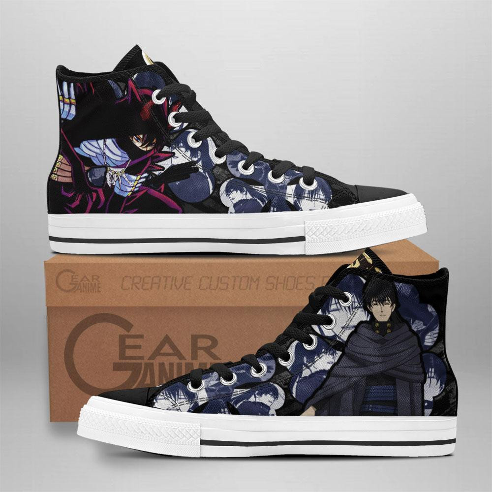 Nacht Faust Custom Anime High-Top Canvas Shoes TT0309