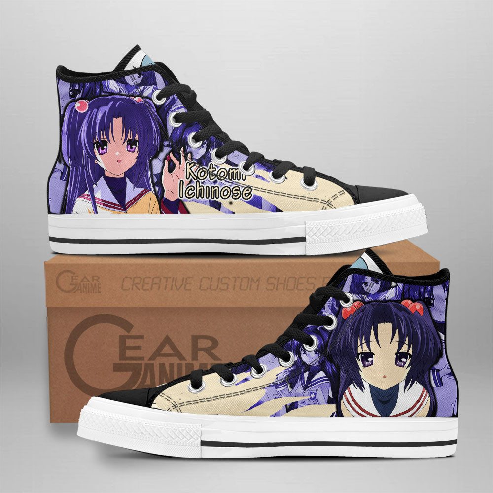 Nagisa Furukawa Custom Anime High-Top Canvas Shoes NTT131