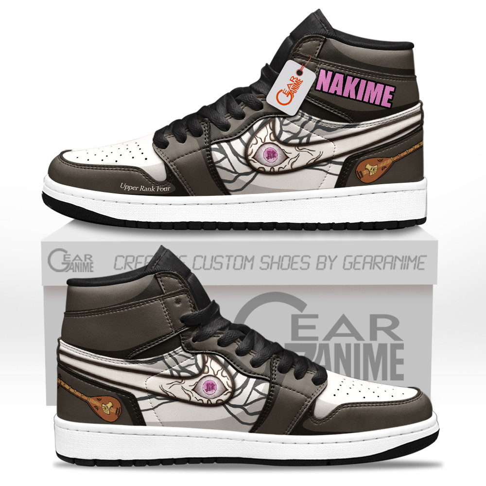 Nakime High-Top Leather Sneakers Custom Name