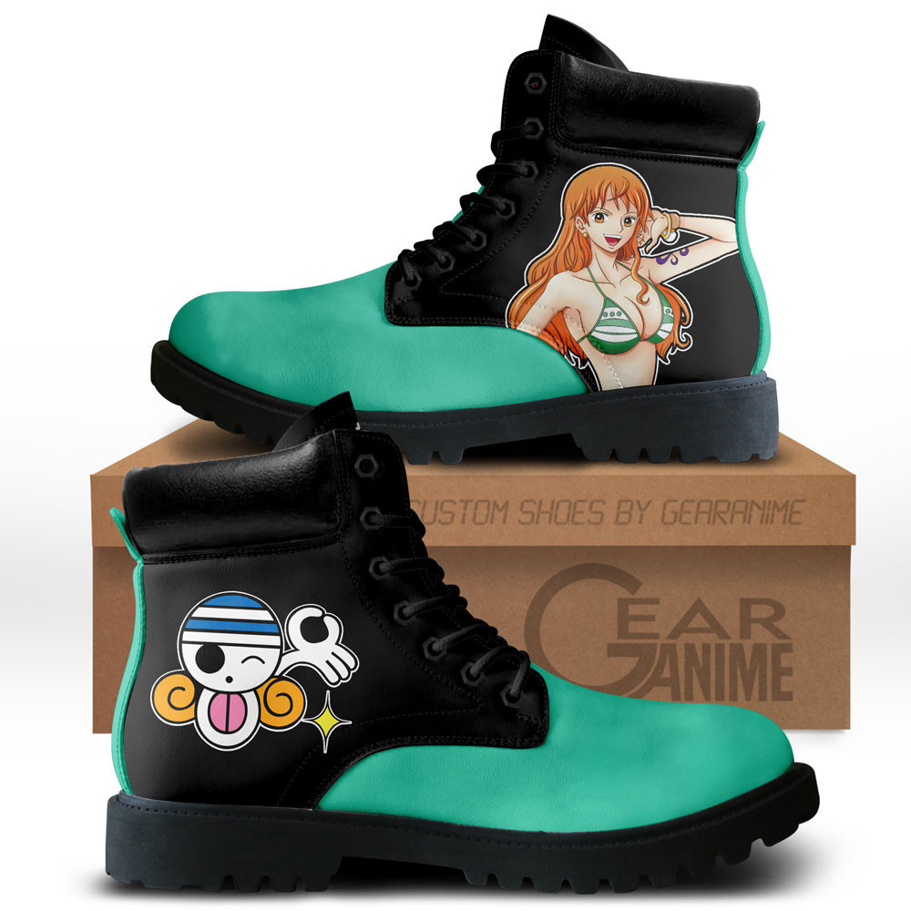 Nami Custom Anime Combat Boots NTT051