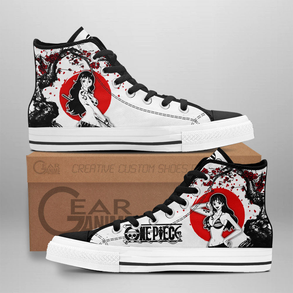 Nami Custom Anime High-Top Canvas Shoes