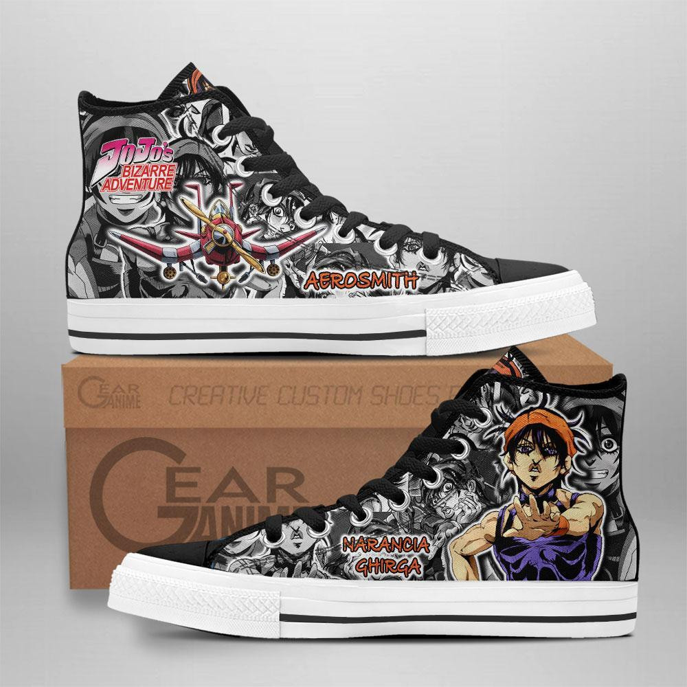 Narancia Ghirga Custom Anime High-Top Canvas Shoes NTT111