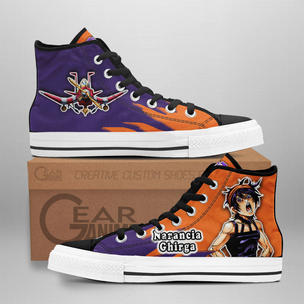 Narancia Ghirga Custom Anime High-Top Canvas Shoes NTT291