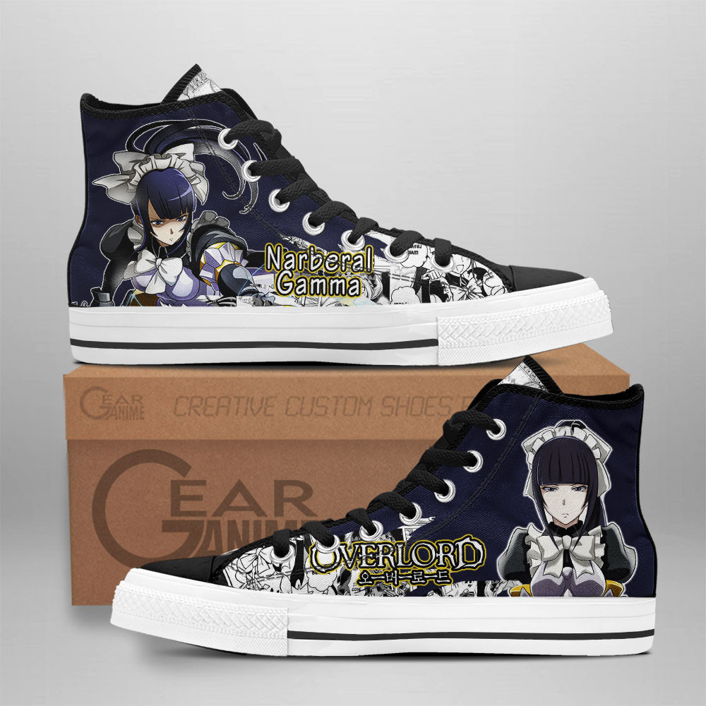 Narberal Gamma Custom Anime High-Top Canvas Shoes