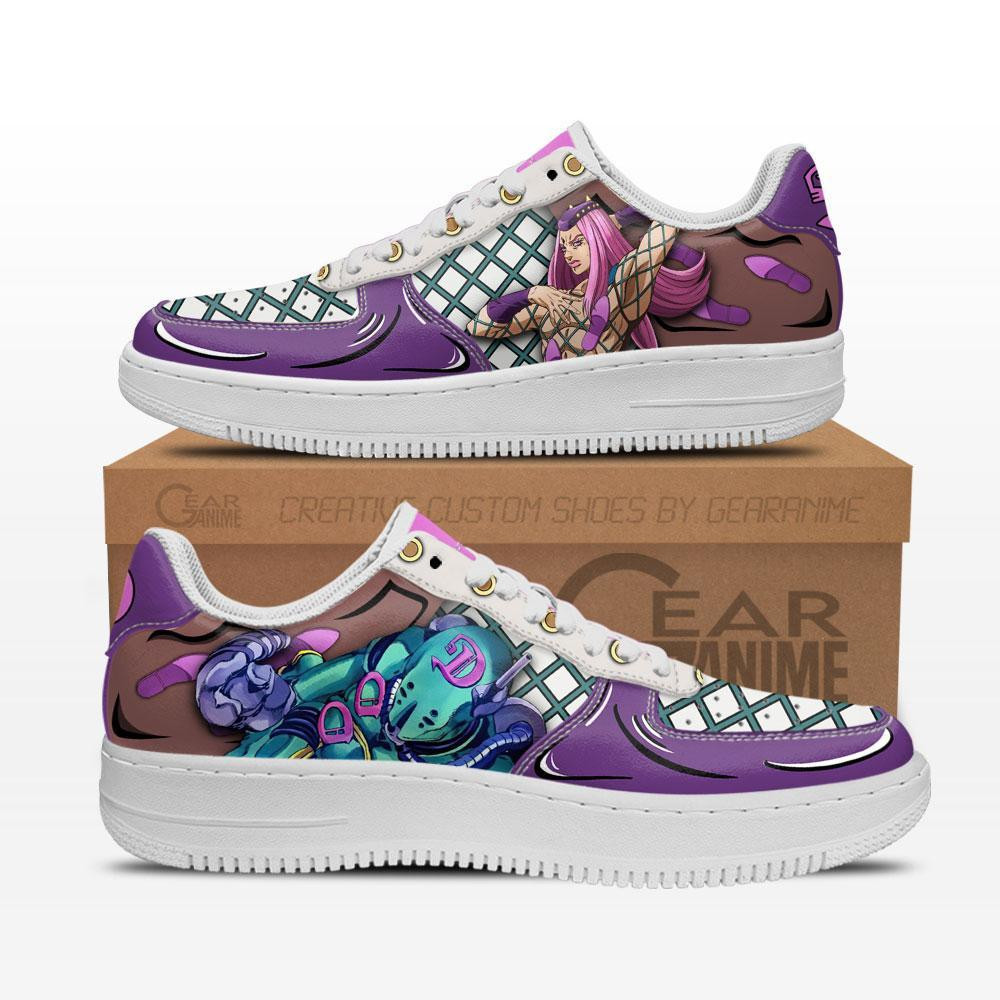 Narciso Anasui Custom Anime Low-Top Leather Sneakers