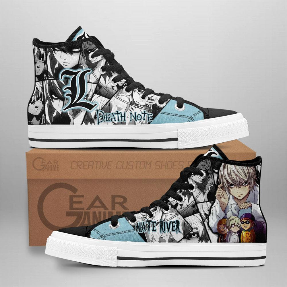 Nate River Near Custom Anime High-Top Canvas Shoes NTT121