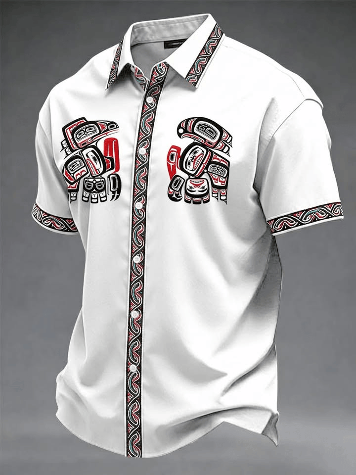 National Indigenous Peoples Day Merch Hawaii Shirt Tlingit and Haida Tribes Graphic Shirt Gift