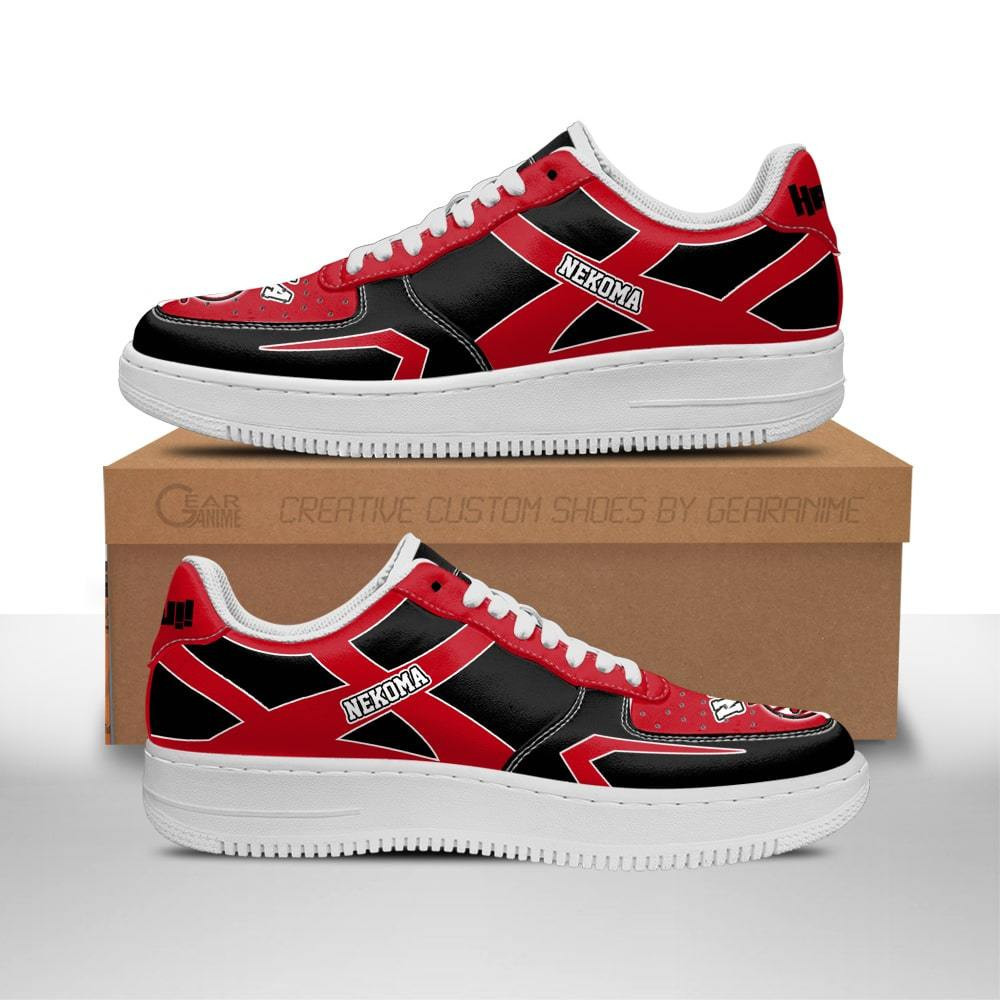 Nekoma High Custom Anime Low-Top Leather Sneakers