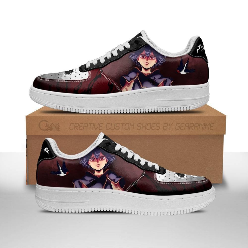 Nero Custom Anime Low-Top Leather Sneakers