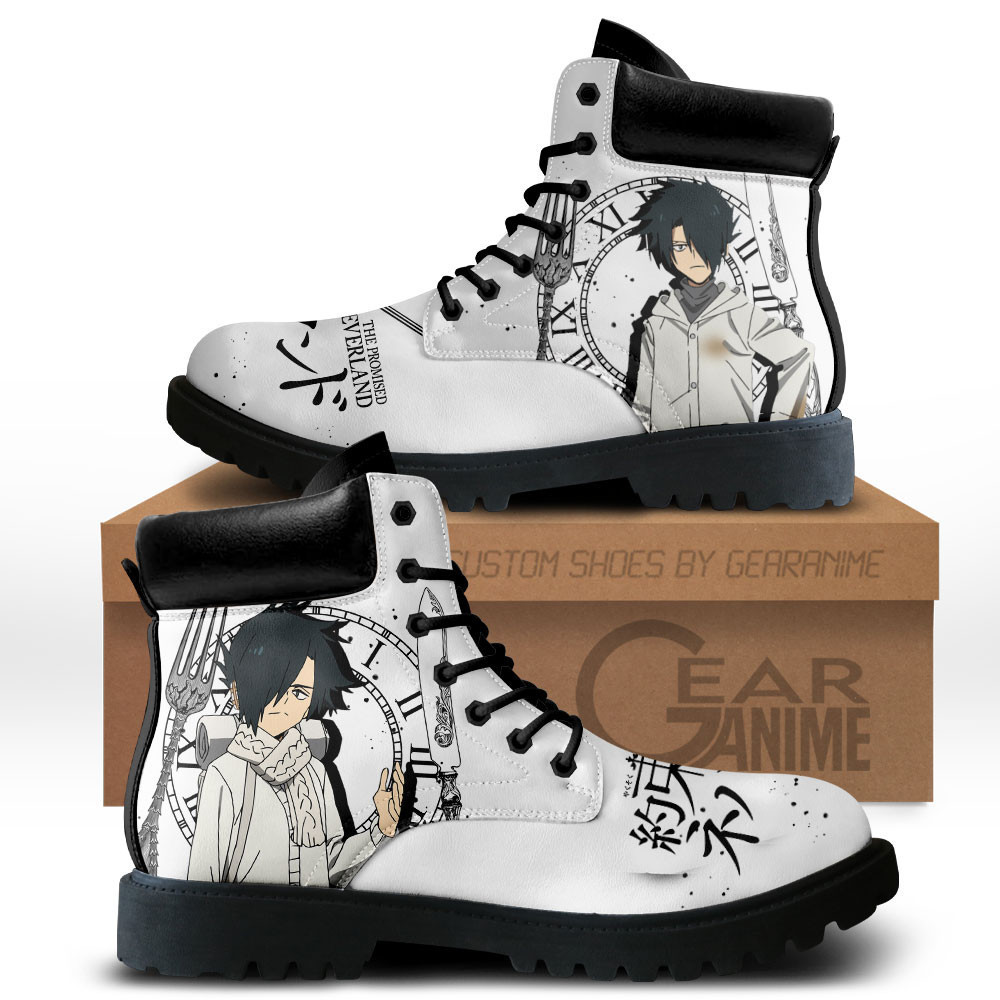 Neverland Ray Custom Anime Combat Boots MV2811