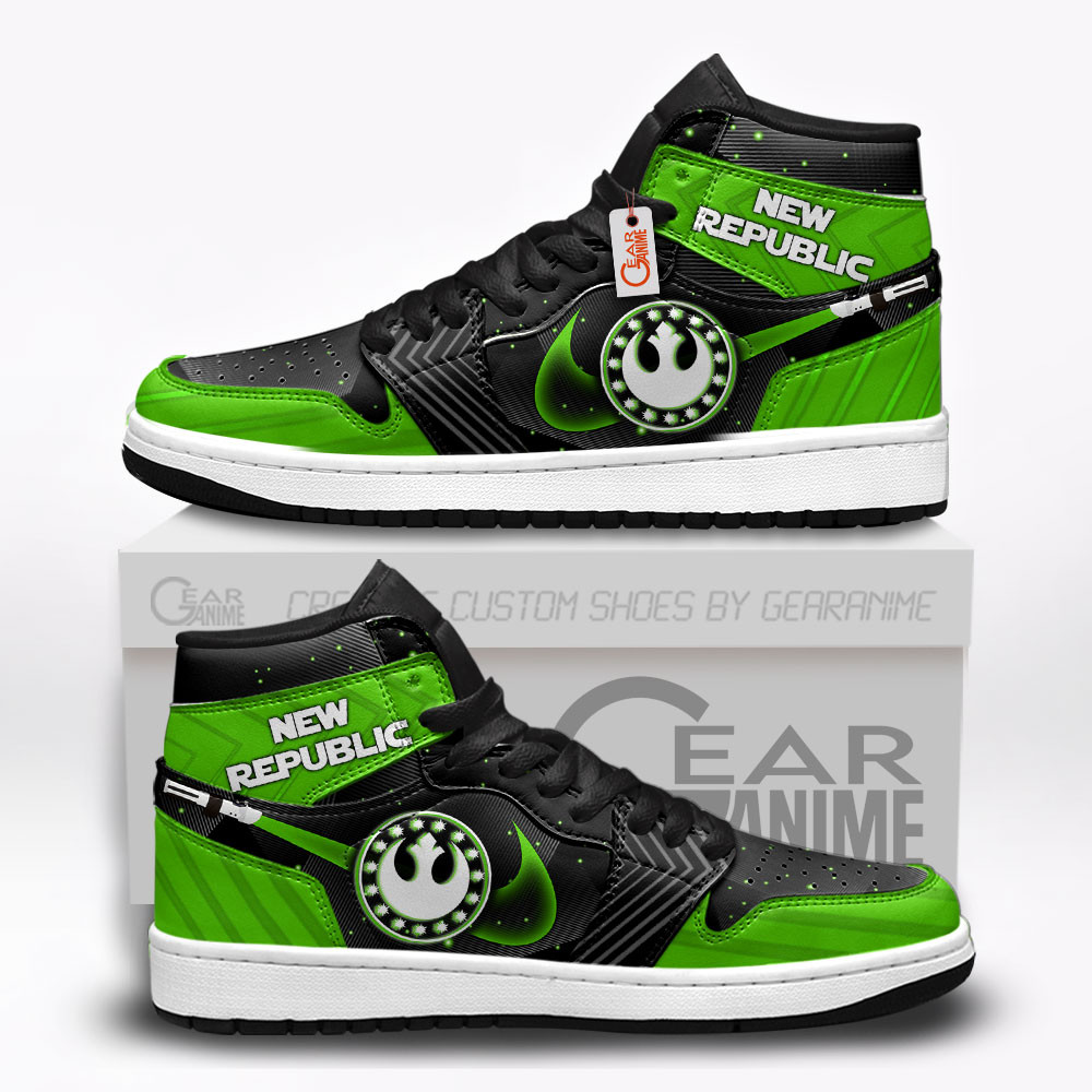 New Republic Custom Movie High-Top Leather Sneakers